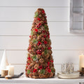 Pine Cone Table Top Tree Natural Foam